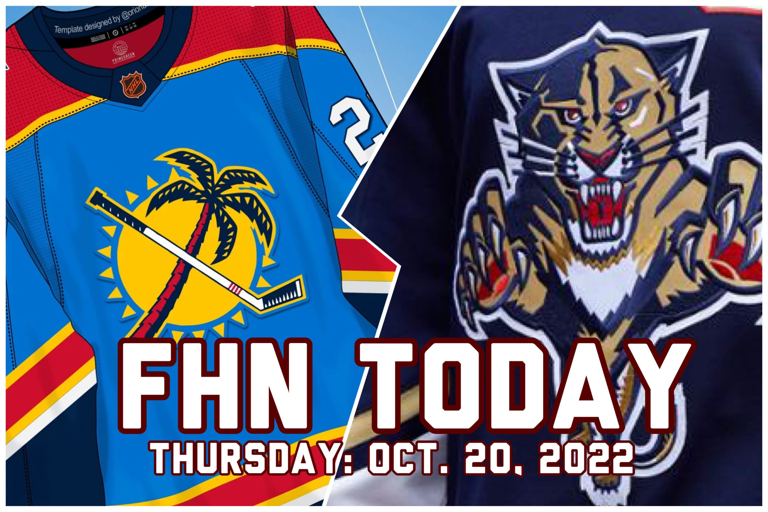 Florida Panthers' Reverse Retro jerseys for 2022-23 unveiled