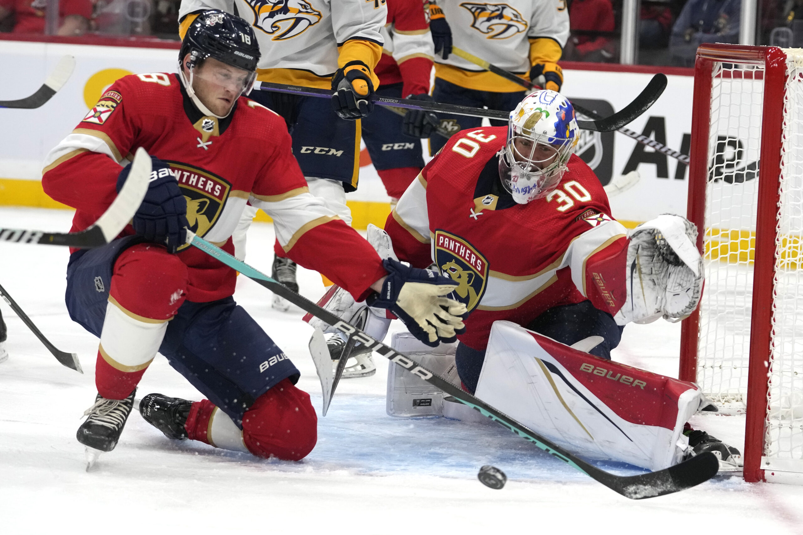 Florida Panthers Spencer Knight 30 Away 2023 Stanley Cup Final