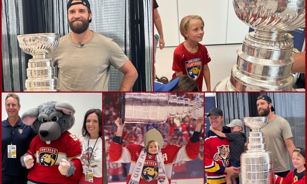 Aaron Ekblad brings the Florida Panthers Cup celebration to Canada